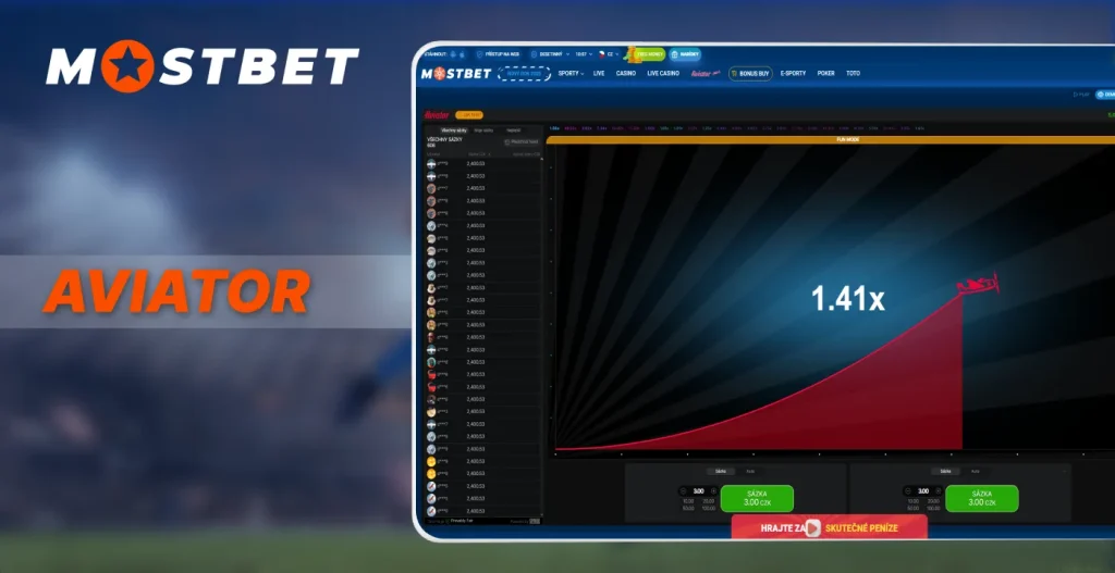 Mostbet aviator game