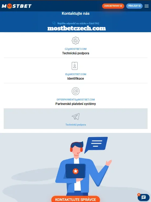 Mostbet support