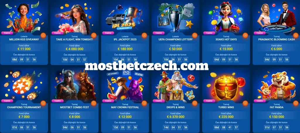 Mostbet tournaments
